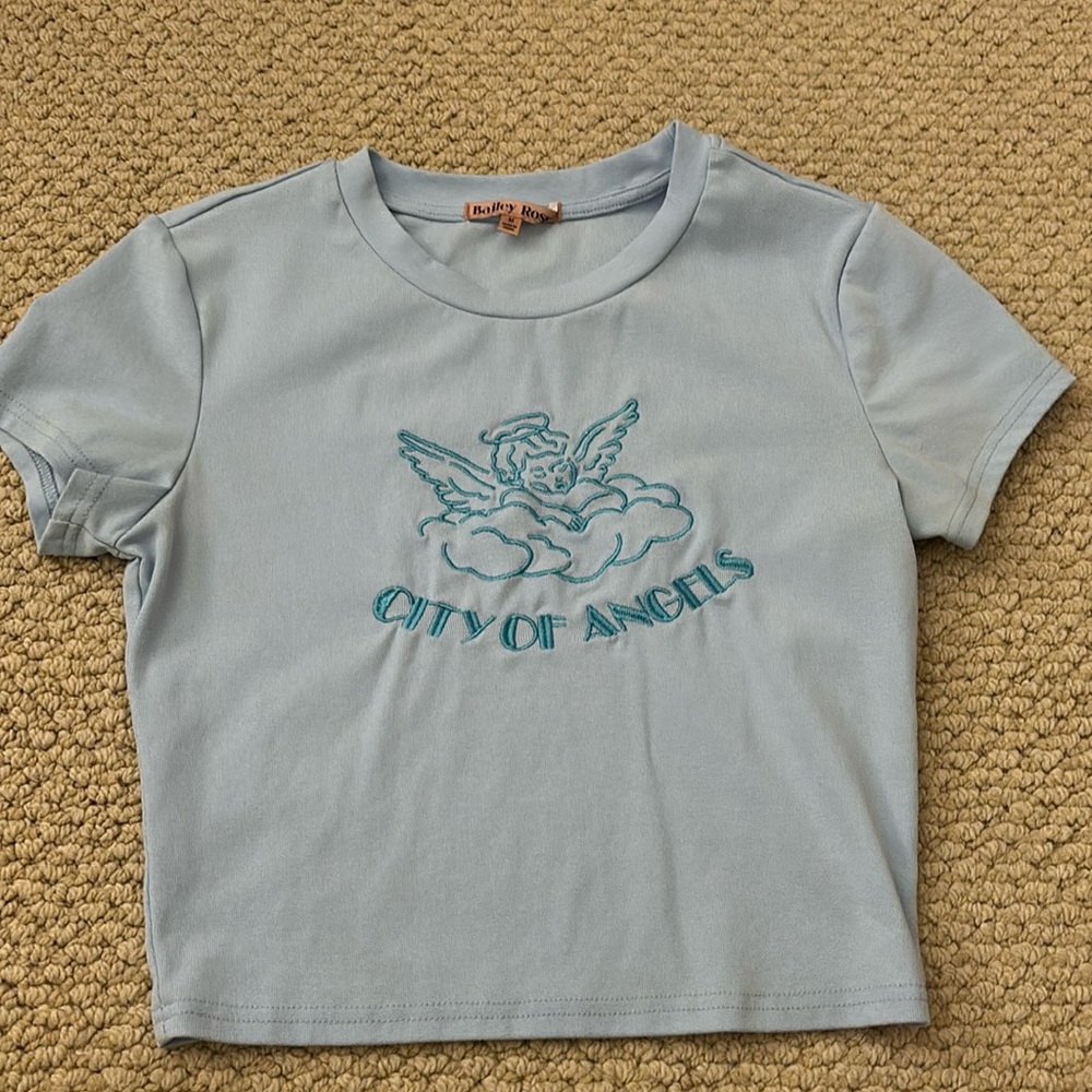 City of angles baby tee